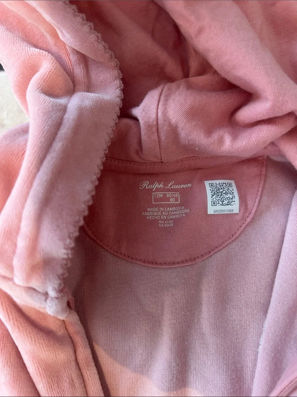 Ralph Lauren soft pink
